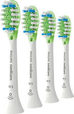 PHILIPS SONICARE Standard-Bürstenköpfe für Schallzahnbürste HX9064/17 - Aufsteckbürsten (Weiss)