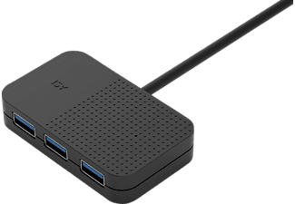 ISY IHU 1001 USB-Hub - Hub USB (Nero)