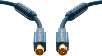 CLICKTRONIC 70404 - Koaxial-Kabel (Blau)