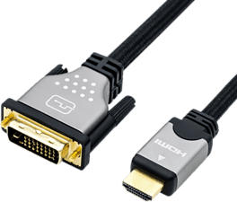 ROLINE 1451211 - DVI-HDMI-Kabel (Schwarz, silber)