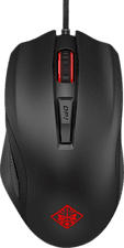 HP Omen Mouse 600 - Souris Gaming - Suivi laser de 12000 ppp - Noir / Rouge - Souris de jeu (Noir/Rouge)