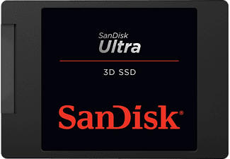 SANDISK Ultra 3D - Disque dur interne SSD (SSD, 250 GB, Noir)