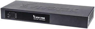 VIVOTEK AW-GET-100A-120 PoE Switch - 8 Porte Gigabit Ethernet (Nero)