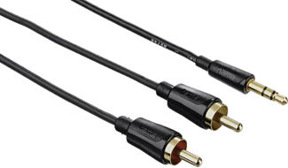 HAMA Audio-Kabel - Câble audio (Noir)