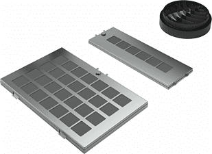 BOSCH DWZ0AF0R0 - Starterset für Umluftbetrieb (Grau/Schwarz)