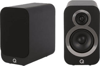 Q-ACOUSTICS 3010i - Paire d'enceintes d'étagère (Noir)