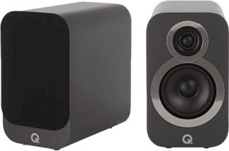 Q-ACOUSTICS 3020i - Paire d'enceintes d'étagère (Gris)