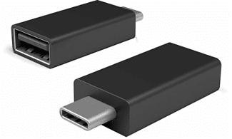 MICROSOFT Surface USB-C-zu-USB 3.0-Adapter - Adapter (Schwarz)