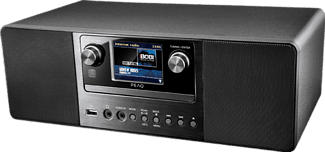 PEAQ PDR360BT-B - Radio digitale (DAB+, FM, Internet radio, Nero)