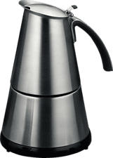 ROMMELSBACHER EKO 364 E - Machine à café automatique (Acier inoxydable/Noir)