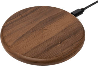 WOODCESSORIES Ecopad - Kabellose Ladestation (Walnuss)