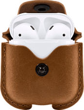 TWELVE SOUTH AirSnap - Custodia per custodia di ricarica AirPods (Marrone/Nero)