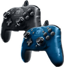 PDP Faceoff Deluxe - Controller (Schwarz/Blau)