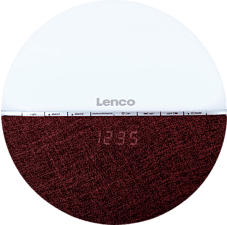 LENCO CRW-4 - Radiowecker (FM, Burgundy)