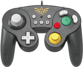 HORI NSW Zelda - Manette USB style GameCube (Noir)