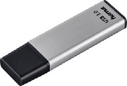 HAMA Classic - USB-Stick  (128 GB, Silber)