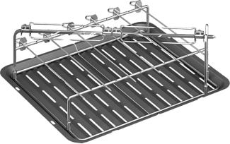 BOSCH HEZ635000 Grillset (Schwarz/Edelstahl)
