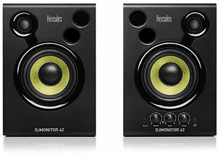 HERCULES DJ Monitor 42 - Coppia di altoparlanti monitior (Nero)