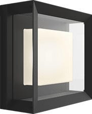 PHILIPS HUE Hue White and Color Ambiance Econic - Garten-Wandleuchte (Schwarz)