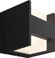 PHILIPS Hue White Fuzo - Garten-Wandleuchte (Schwarz)