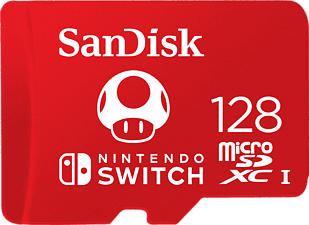SANDISK Nintendo Switch - MIC-SDX Extreme 128GB - Speicherkarte (Rot)