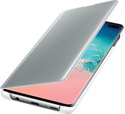 SAMSUNG Clear view - Étui portefeuille (Convient pour le modèle: Samsung Galaxy S10+)