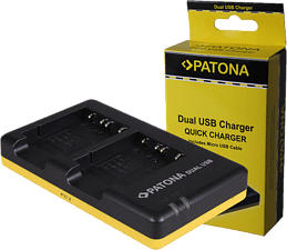 PATONA 1940 Dual - Chargeur (Noir/Jaune)