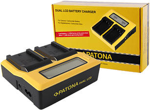 PATONA 7683 Dual - Chargeur (Noir/Jaune)