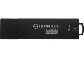 KINGSTON Ironkey D300 - Chiavetta USB (8 GB, Nero)