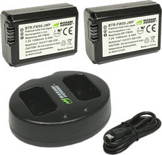 WASABI POWER KIT-BB-FW50-01 - Batterie (Noir)