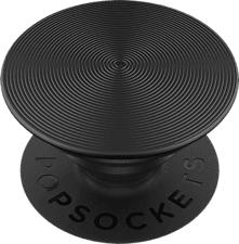 POPSOCKETS 801134 Twist Black Aluminum - Handy Griff und Ständer (Schwarz)
