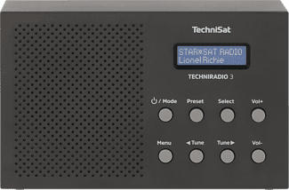 TECHNISAT TECHNIRADIO 3 - Digitalradio (DAB+, FM, Schwarz)