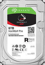 SEAGATE IronWolf Pro - Festplatte (HDD, 6 TB, Silber)