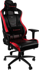 NOBLECHAIRS Epic - Chaise de jeu (Noir/Rouge)