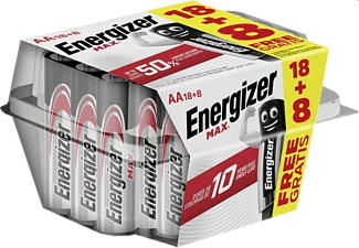 ENERGIZER AA MAX 26PCS - Piles (Argent)