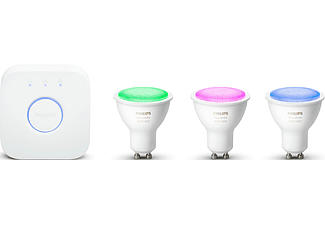 PHILIPS Hue Starter Kit GU10 - Lampadina (Bianco)