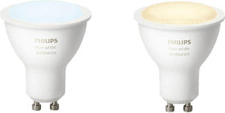 PHILIPS Hue White Ambiance GU10 - Lampadina LED (Bianco)