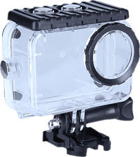ROLLEI 20618 Waterproof Case 6S Plus - Unterwasserschutzgehäuse (Transparent/Schwarz)