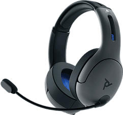 PDP PERFORMANCE LVL50 pour PS4 - Casque de jeu sans fil (Gris/Noir/Bleu)