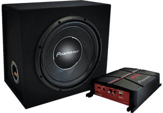 PIONEER GXT-3730B-SET - Auto-Subwoofer + Verstärker (Schwarz)
