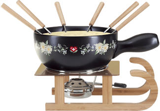 NOUVEL Prairie Sled fleur - Fromage à fondue (Noir)