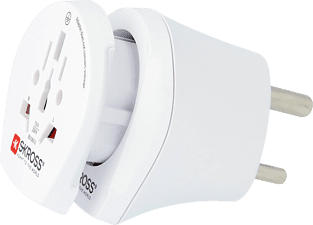 SKROSS Combo World to Israel - Reiseadapter (Weiss)