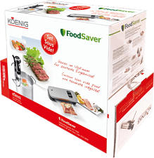 KOENIG Le Set cuiseur sous vide - Sous Vide Garer (Noir/Argent)