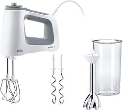 BRAUN HM 5107 - Batteur (Blanc/Gris)