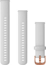 GARMIN 010-12932-02 - Bracelet à dégagement rapide (Blanc/Or rose)