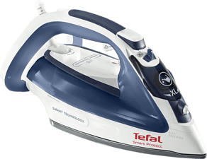 TEFAL FV4982 Smart Protect - Dampfbügeleisen (Blau/Weiss)