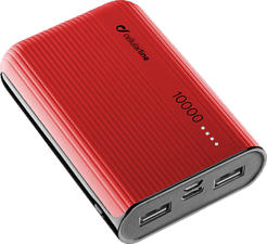 CELLULAR LINE PowerTank 10000 - Powerbank (Rouge)