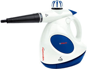 POLTI Vaporetto First - Dampfreiniger (Weiss/Blau)