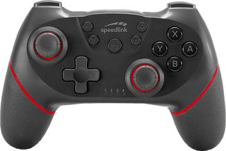 SPEEDLINK WIELD Wireless Gamepad - Contrôleur (Noir/Rouge)