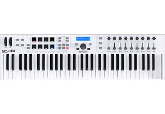 ARTURIA KeyLab Essential 61 - Contrôleur clavier MIDI/USB (Blanc)